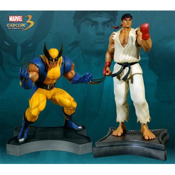 Marvel vs. Capcom 3 Statue 1/3 2-Pack Ryu vs. Wolverine 66 x 54 cm